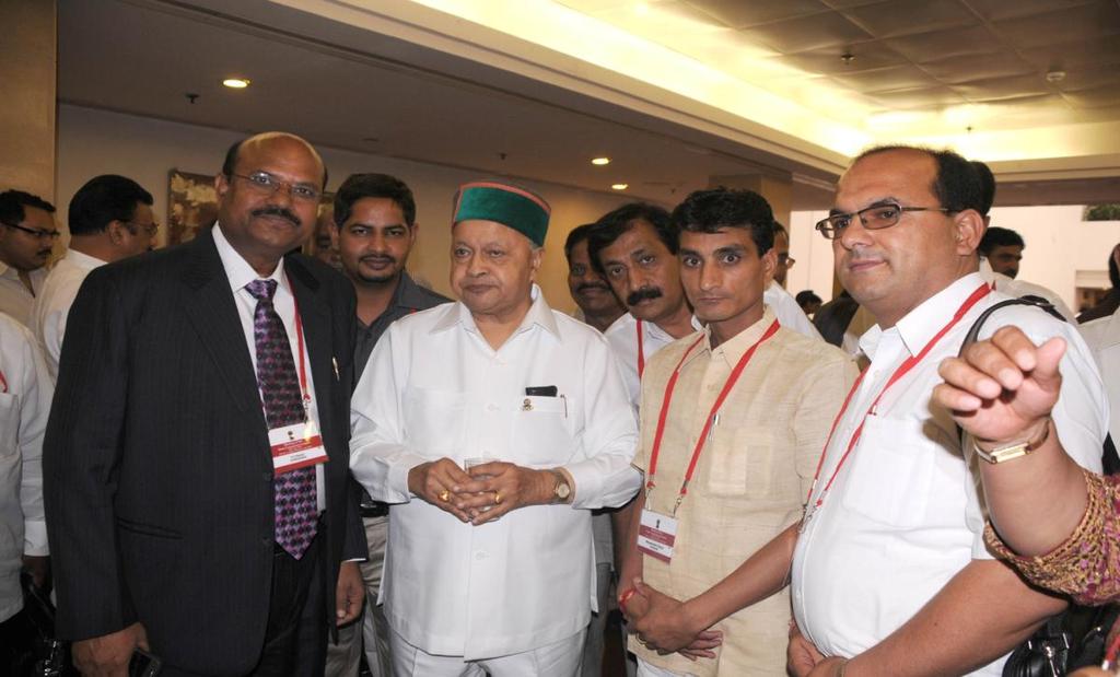 Dr.P.C Rayulu along with Hon ble Minister for Steel, Sri.