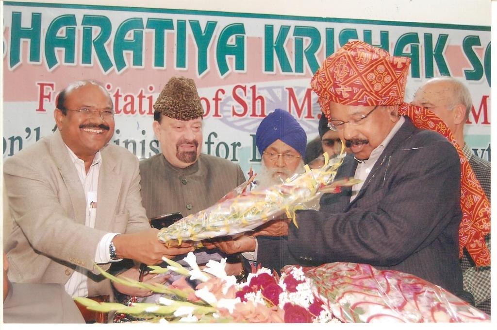 P.C. Rayulu Felicitating Shri Veerappa Moiley ji, Hon`ble Union Minister of Law & Justice, Govt of India,