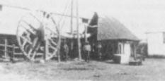 During these prosperous years the original flour mill was surrounded by shearing sheds, wool-baling machines, stables, storehouses and workshops, all of which were demolished this century.