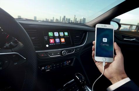 חדשנית ומתקדמת בעלת ממשק Apple CarPlay ו- *Android Auto המאפשרת לנהג לשלוט באפליקציות