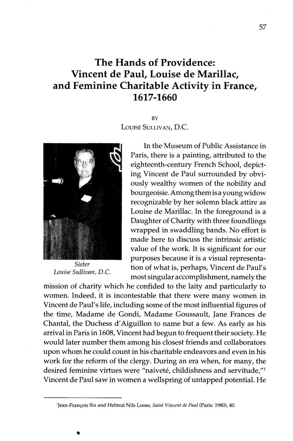 57 The Hands of Providence: Vincent de Paul, Louise de Marillac, and Feminine Ch
