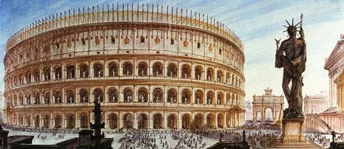 confiscated from the public and used for Nero s own purpose Represented the new dynasty of Flavians over the Julio- Claudius Name Colosseum is because it was next to the