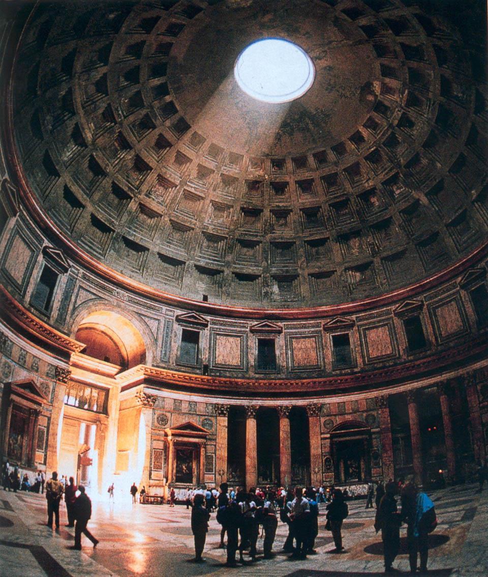 #46 Pantheon Imperial Roman. 118-125 CE. Concrete with stone facing.