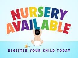 Nursery is available for babies through age five at all three services: 8am, 9:15am, & 10:35am.