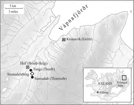 VIKING LANGUAGE 1 249 LESSON 12 FEUD IN ICELAND S EAST FJORDS Engi er alheimskr, ef þegja má Figure 46Reconstruction of a Turf Hall (Skáli) Worthy of a Chieftain.