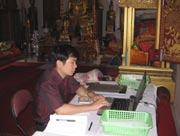 The archive has been assembled over a period of 70 years by the Venerable Abbot of Vat Saen Sukharam, Phra Khamchanh Virachittathera.