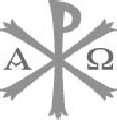 GEOMETRIC SHAPES & LETTERS CROSSES The Alpha and Omega stands for Christ who says I am the beginning and the end, the first and the last.