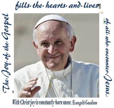 Evangelii Gaudium: Be Joy-Filled Servants of the Gospel By Leota Roesch I invite all Christians, everywhere, at this very moment, to a renewed personal encounter with Jesus Christ, or at least an