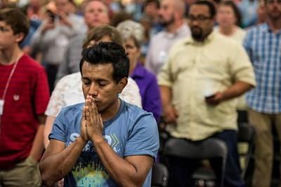 Messengers pray in Columbus 'as one family' by Staff, posted Wednesday, June 17, 2015 (yesterday) Tags: 2015 SBC annual meetingronnie Floydprayer COLUMBUS, Ohio (BP) -- Thousands of messengers at the