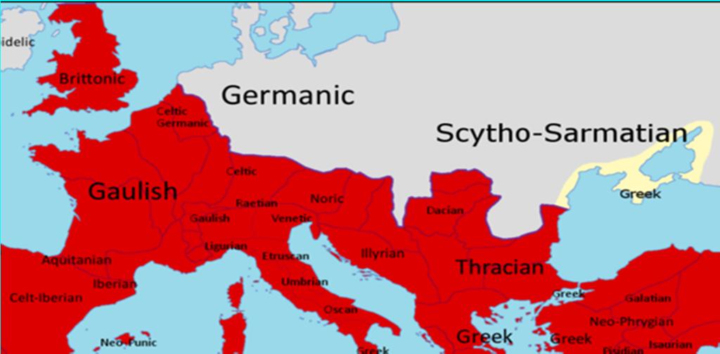 The Germanic Peoples Sustained virility contrasted with degenerated Gauls Extreme peoples contrasted with all mediterranean peoples The Suebi on no account permit wine to be