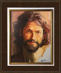 you with a beautiful, specially commissioned, 16" x 20" framed art print depicting the Savior, titled Jesus, I Trust You.