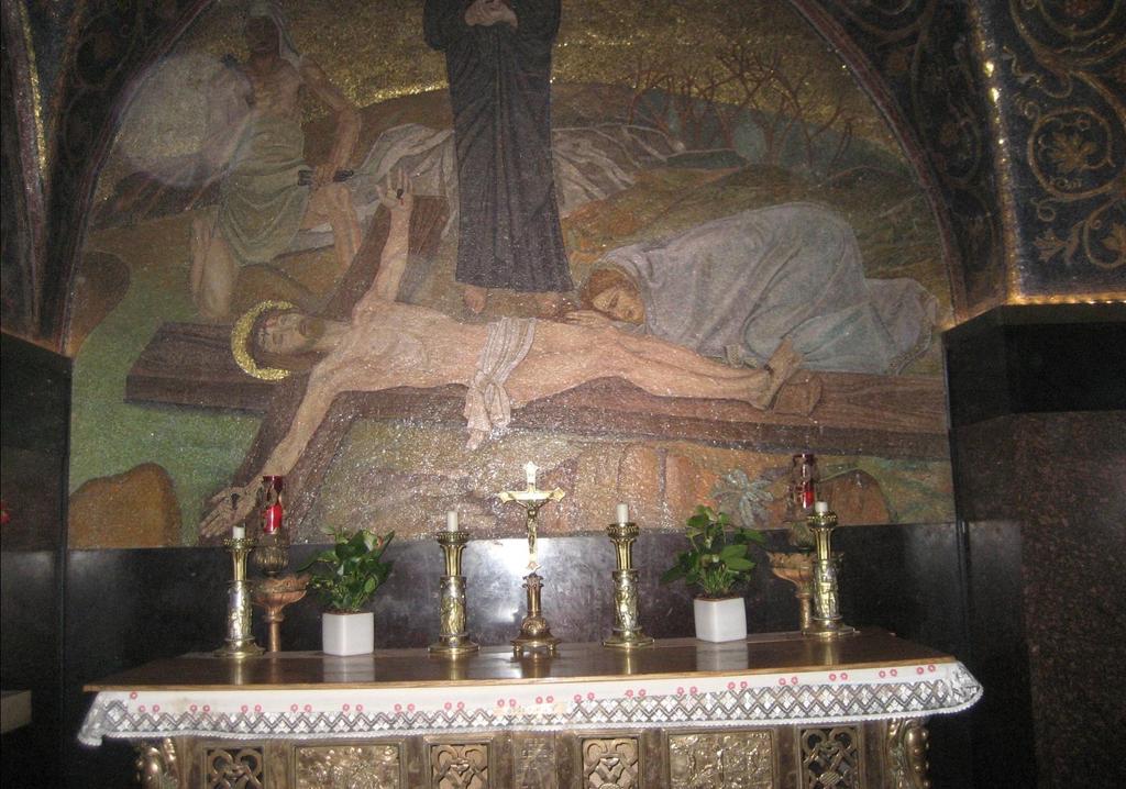 11 th Station: Mosaic above the