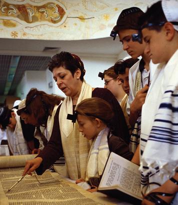 Jewish people today continue to read, study, and discuss the Torah as one way of understanding and practicing their religion.