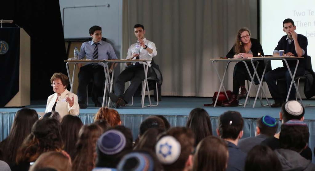 (the Jewish Mentoring Programme) is aimed at 16 year old students in their first year of Sixth Form. The Programme matches the students with professionals in their chosen field of interest.