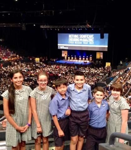 National Young Leaders Day On Monday, 23rd March members of our SRC attended the Halogen National Young Leaders Day at the Qantas Credit Union Arena in Sydney to listen to guest speakers talk about
