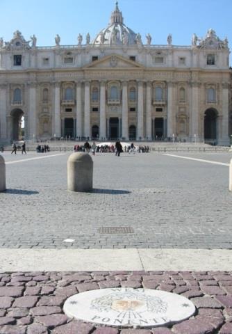 Peters Square with the obelisk where the second Cardinal
