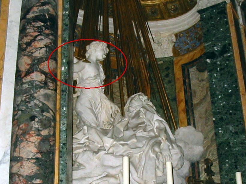 14 - Detail of the Ponente Stone Santa Maria della Vittoria church were