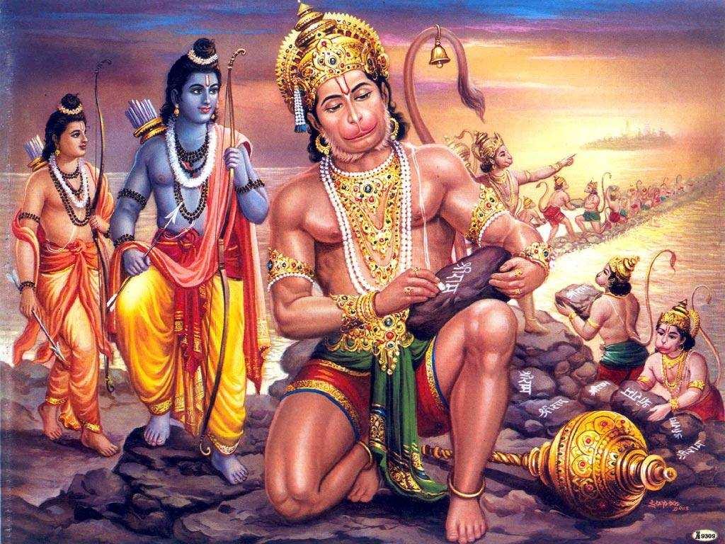 Shiva Shakthi Ganesh Murugan when Rama crossed over to Lanka to battle