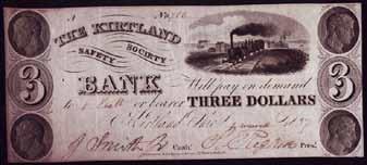 8 this letter the dissenters were accused of stealing, lying and counterfeiting: Kirtland Bank Note When the bank failed, the economy collapsed and the creditors started demanding payment, many lost