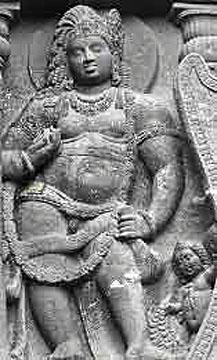 Equally powerful, the male yaksha was less consciously sensual.