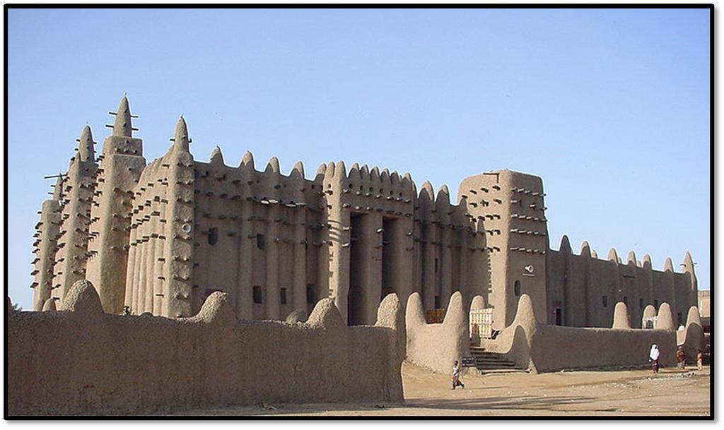 SoE4.5 Sightseeing in Mali Images (page 4 of 6) Artifact 4: Great Mosque of Djenne (Jenne) This Great Mosque of Djenne is not the original mosque that stood on this site.