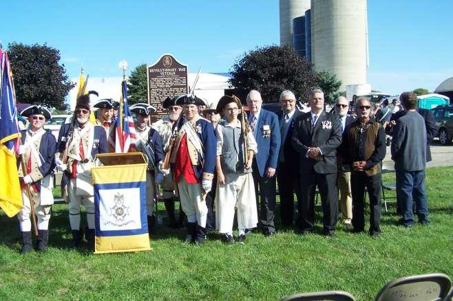 Newsletter for the Wisconsin Sons of the American Revolution, January 2017 WISSAR DEDICATES HISTORICAL MARKER (Stockbridge, WI) Near the east shore of Lake Winnebago, on a hill known as the