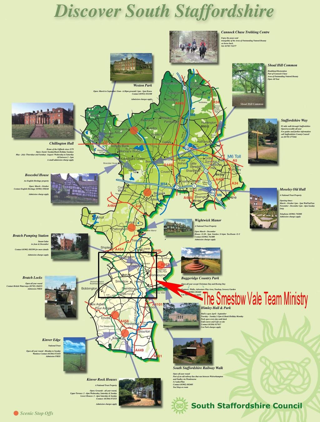 The Team Area The Smestow Vale Team area is located in the glorious countryside of South Staffordshire and covers the