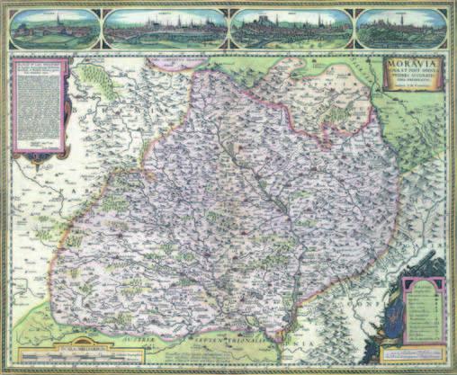 In the Vznik České republiky Comenius map from 1680, based on an earlier engraving from 1627 Where was born?