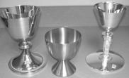 Glossary of Terms Paten - flat metal dish that holds the altar bread and the Body of Christ. Cruet - small glass pitcher in which water or wine is placed.