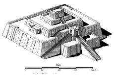 sacrosanct function) minimal space only for numbers and the ritual - White Temple at Uruk (sumer) 5000-3000 BC Main features: - majestic mass above people (clay