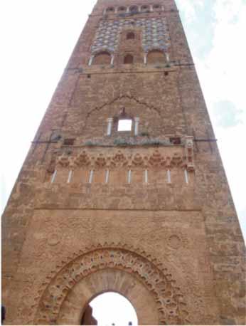 6. Ceramic, decoration on ceramics was one of the features of the merinid era, it appears on the minaret, and in the porch of Mansourah.