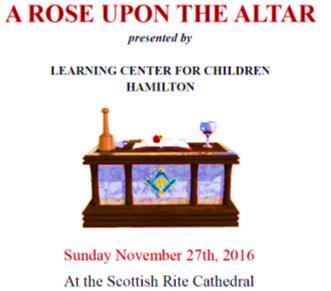 meal reservations call (905)522-1622 Breakfast with Santa Scottish Rite Saturday December 3, 2016 8:30 am to 10:30 am MCH Tickets via Scottish Rite Club Office December