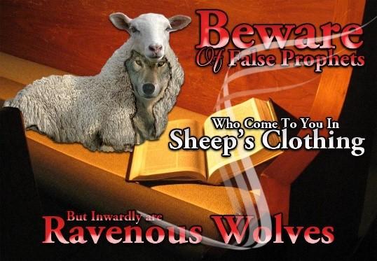 Beware of False Prophets! Picture Reference: http://www.marylutyndall.com/2016/04/beware-of-false-prophets-dressed-up.