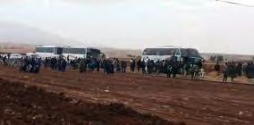 6 Sham and their families, were transferred to Idlib. Another convoy, including fighters who are residents of Daraa and Quneitra, set out towards Daraa (Enab Baladi, December 29, 2017).