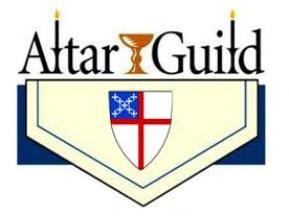 St. Martha s Altar Guild Teams: Fourth Sunday: & Robert Horton- Aug. 26-Sept.