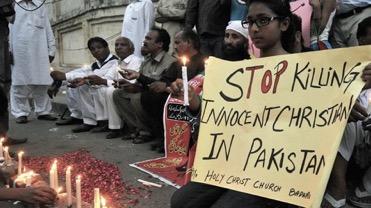 Although it is not illegal to be a Christian in Pakistan, it is illegal to blaspheme Islam.
