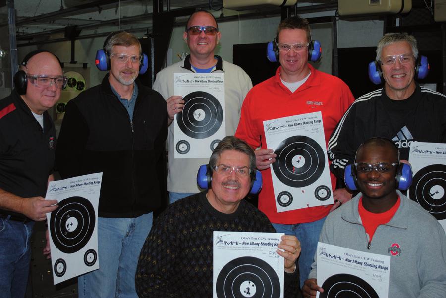 Angel Tree is Back in the Gathering Space Men of Grace (M.O.G.) traveled to the shooting range in November to test their skills with pistols. Pictured above are the sharpshooters with their targets.