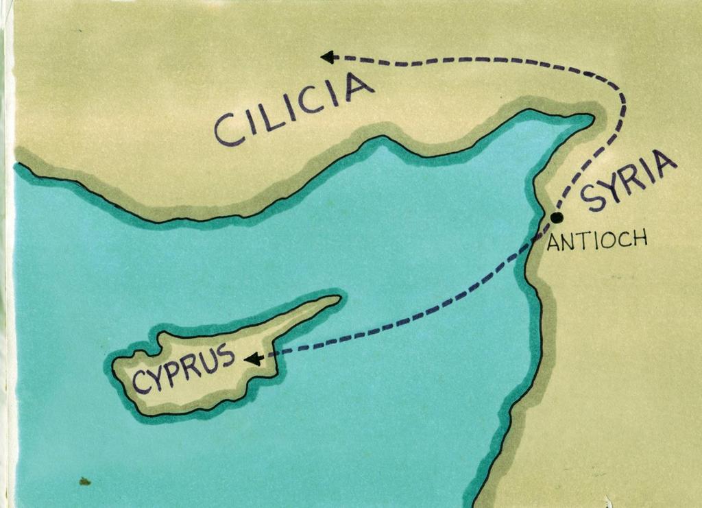 Since they could not agree Barnabas took John Mark and sailed to Cyprus to encourage the churches there.