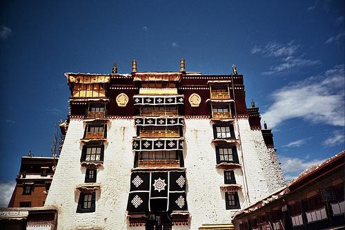 Potala Palace and Jokhang Temple Potala Palace [wiki], built on top of the Red Mountain in Lhasa, Tibet, China was