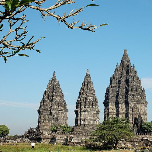 Prambanan's main complex Six of
