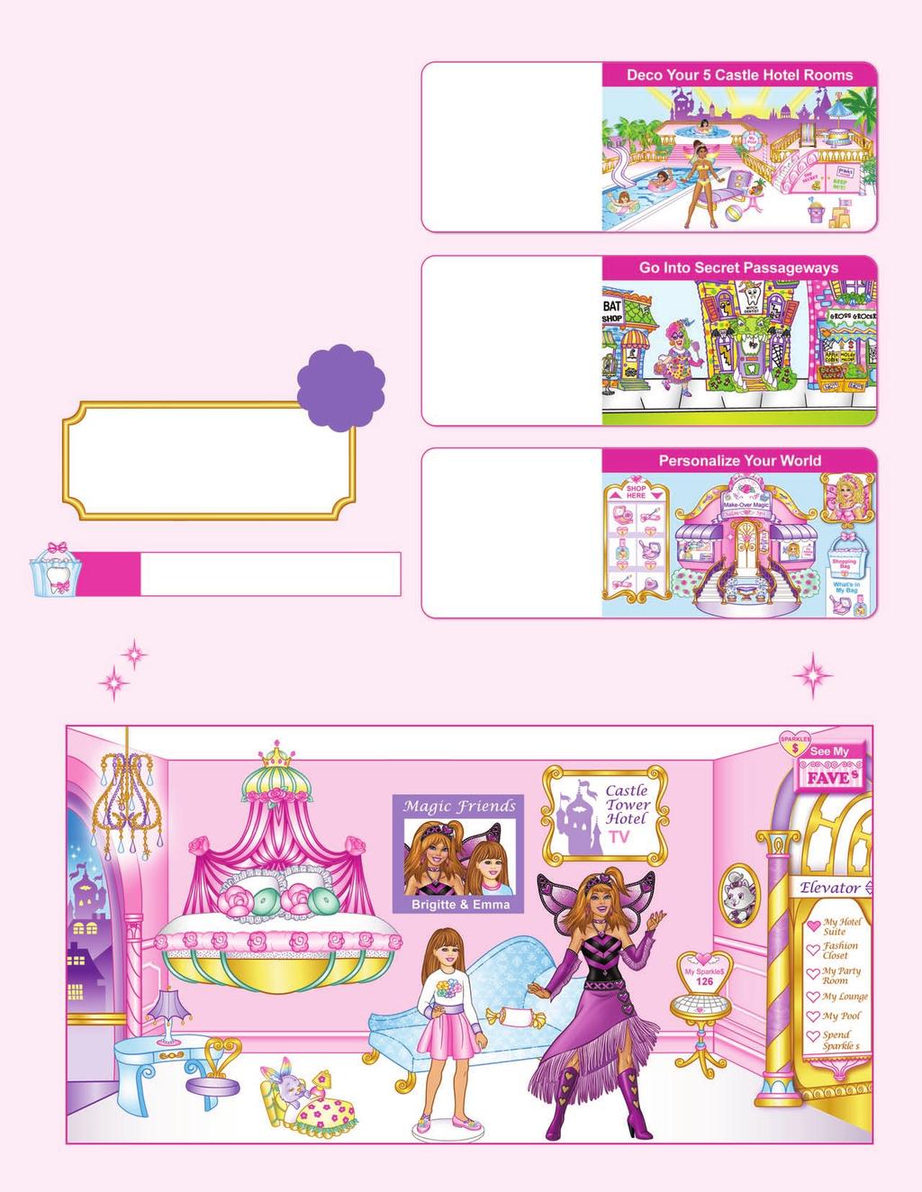 Upgraded VIP Membership With an Upgraded VIP Membership, your girl enters a whole new online world in Real Fairyland. She ll earn and spend Sparkle $ in fairy shops & secret passageways.