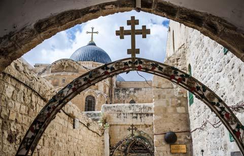 (B/D) Day 7 Thursday, February 22: Jerusalem This morning we drive to the summit of the Mt. of Olives to visit the Chapel of the Ascension and the Church of Pater Noster.