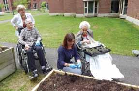 CCC-SLP Director of Speech and Hearing Services Masonic Care Community This past summer the Masonic Care Community launched an interdisciplinary garden, which our occupational therapy, physical