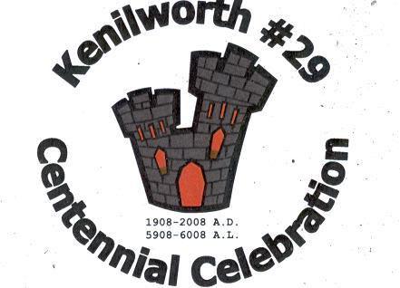 Kenilworth Lodge #29 A.F & A.M. Centennial Celebrations Saturday May 3 rd 2008 Re-Consecration of the lodge will be at Freemason Hall, 4811 52 Street, Red Deer, Alberta commencing at 2.30 pm.