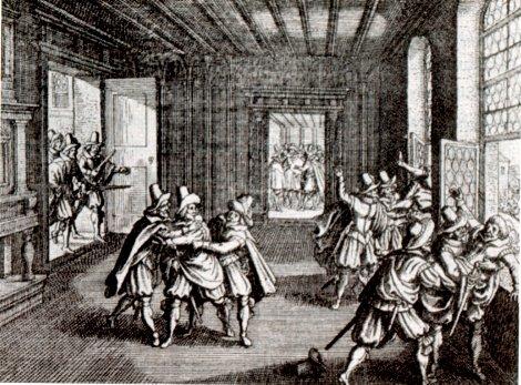 Defenestration of Prague Protestant nobles tossed the HRE ambassadors out the