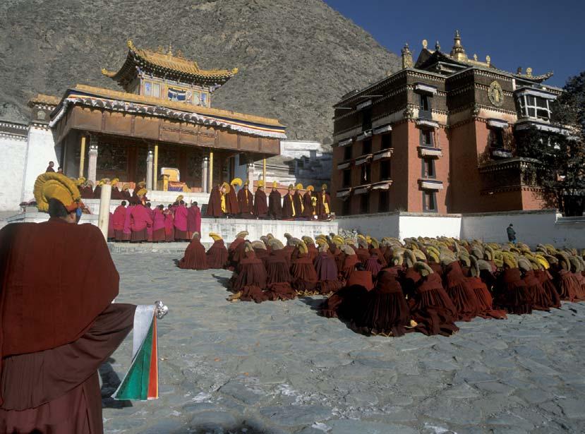 Case study 4: Enthronement at Labrang Monastery Historically the enthronement of a tulku has been the cause of great celebration and joy in local communities.