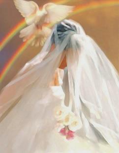 A. THE BEAUTIFUL BRIDE REV. 21:2 1. 2 Then I, John, saw the holy city, New Jerusalem, coming down out of heaven from God, prepared as a bride adorned for her husband. 2. NOTE FOUR FACTS ABOUT THIS BRIDE : a.