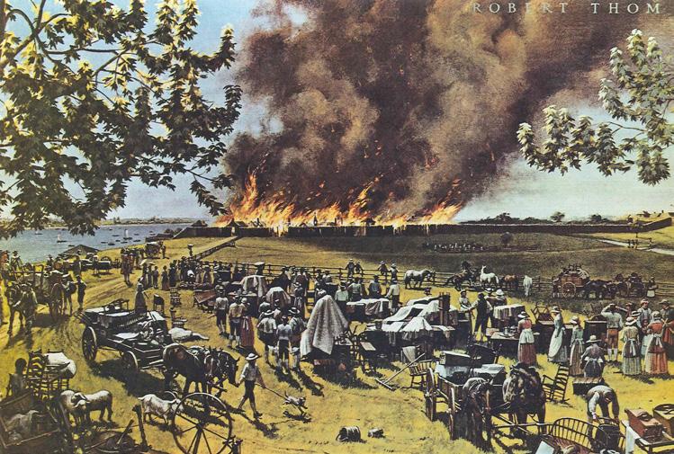 LESSON PLAN: PROFILES OF INFLUENTIAL DETROITERS BACKGROUND ESSAY The Great Fire of 1805 The community of traders, farmers, tradesmen, and families at the edge of the Detroit River grew to almost 500