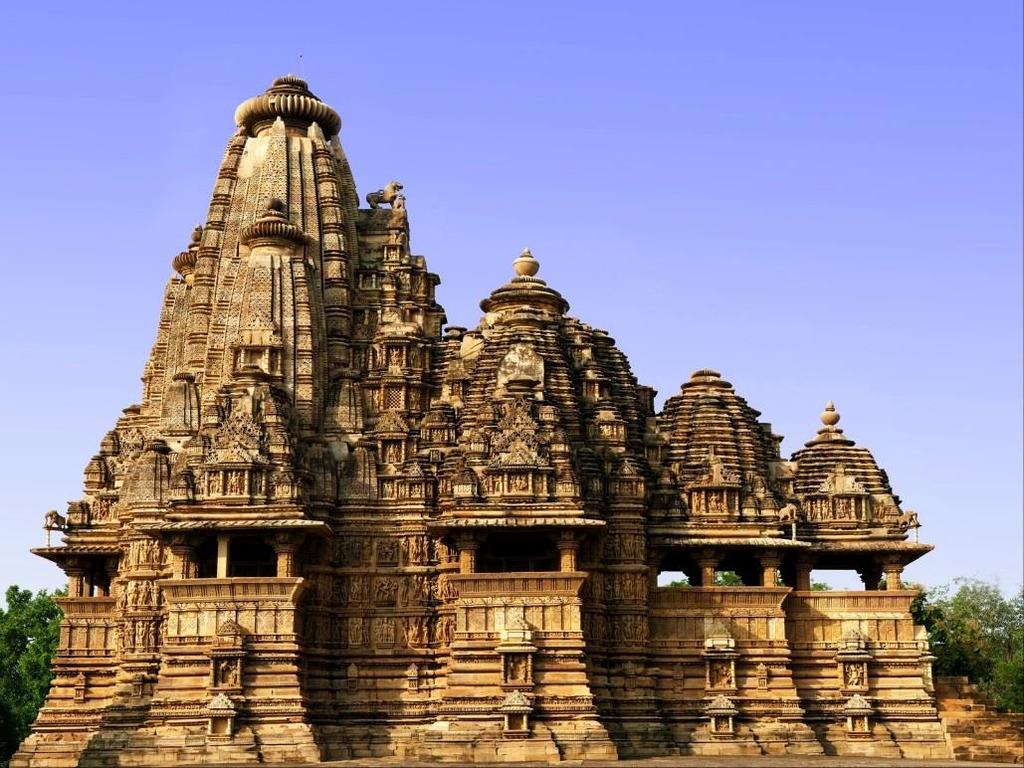 Kandariya Temple, Khajuraho, 1004-35CE This temple is dedicated to Shiva and is considered the largest and most sculpted temple of its kind The temple contains sculpted images of about