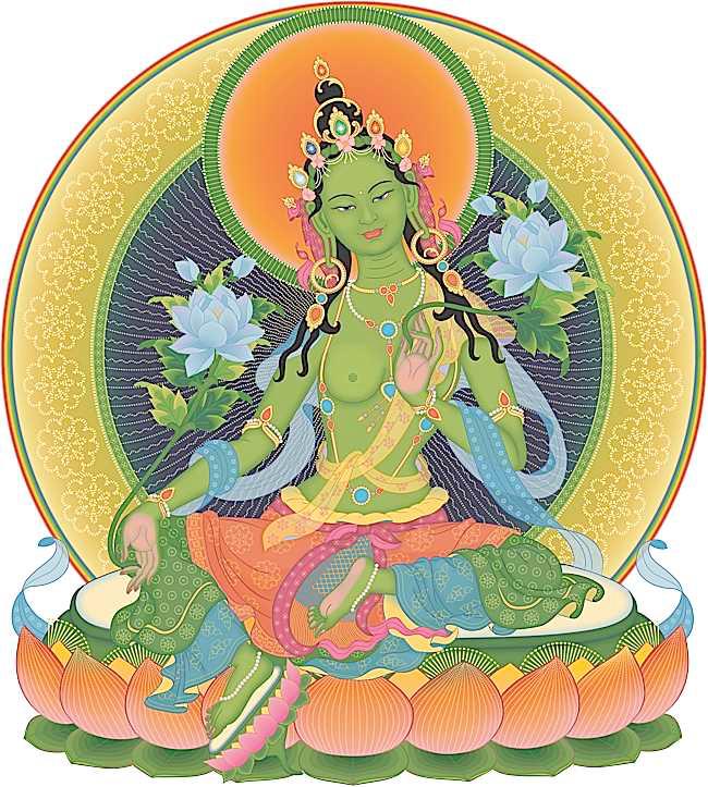 Divine Saviour Goddess and Rainbow Buddha Mother Tara, one of the most ancient emanations of the Divine on Earth.